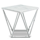 Skylar - End Table - Pearl Silver