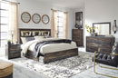 Drystan - Panel Bookcase Bed