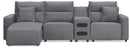 Modmax II - Reclining Sectional - Salt And Pepper