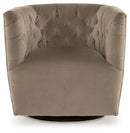 Hayesler - Swivel Accent Chair - Cocoa