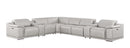 2679 - 8-Piece L-Shaped Power Reclining Sectional In Genuine Leather (4 Recliners)