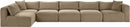 Shaggy - Fabric 6 Piece Modular Sectional
