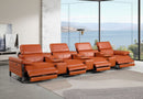 1246 - Modular Power Triple Reclining Triple Console Sofa With Power Reclining Headrests