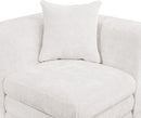 Stellar - Chenille Fabric Upholstered Modular Corner Chair