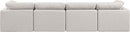 Indulge - Linen 4 Seat Modular Sofa