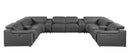 9762 - 12-Piece U-Shaped Sectional Sofa With 4 Power Recliners