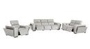 1224 - 6-Piece Modular Power Reclining Sofa, Loveseat & Chair Set In With 6 Power Recliners & Power Headrests
