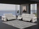 1126 - 5-Piece Modular Power Reclining Sofa And Loveseat Set In With 4 Power Recliners & Power Headrests