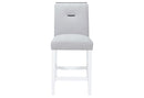 Monaco - 9 Piece Dining Room Set (Dining Table And 8 Dinning Chairs) - Gray / White