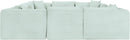 Shaggy - 8 Piece Modular U-Shaped Sectional