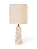 Paros - Base And Linen Textured Fabric Shade Table Lamp
