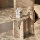 Alba - Genuine Marble End / Side Table