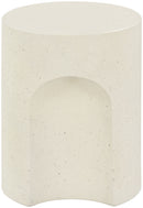 Olira - Concrete And Fiberglass Indoor / Outdoor End Table