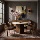 Sylvan - Vegan Leather Dining Chair (Set of 2) - Brown Frame