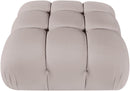 Orin - Velvet Performance Fabric Upholstered Modular Ottoman