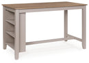Harperfeld - Rectangular Dining Room Counter Table - Natural / Gray