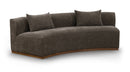 Avanti - 104" Chenille Fabric Upholstered Sofa