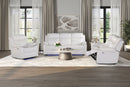 U6026 - Reclining Sofa With LED - White