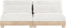 Turin - Chenille Fabric Upholstered Modular Sectional - White