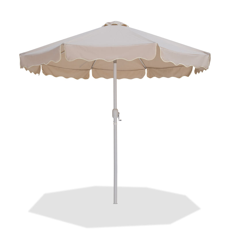 Amalfi - Patio Umbrella - White Pole