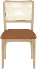 Atrium - Upholstered Seat Dining Chair With Brushed Natural Base (Set of 2)