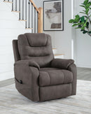 Snowfield - Power Lift Recliner - Gunmetal