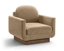 Diviento - Velvet Performance Fabric Upholstered Accent Chair