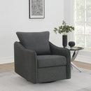 Madia - Upholstered Sloped Arm Swivel Glider Chair