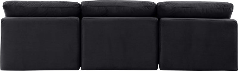 Indulge - Velvet 3 Seat Modular Armless Sofa