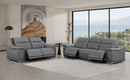 2679 - Genuine Leather Reclining Set (Sofa And Loveseat With 4 Power Recliners)