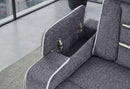 U1895 - P2 Reclining Sofa With IS And LED - Dark Gray