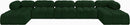 Ames - 7 Piece Fabric Modular U-Shaped Sectional