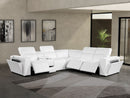 1224 - 6-Piece L-Shaped Sectional Sofa In With 3 Power Recliners & Power Headrests