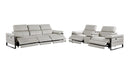 1246 - Modular Power Triple Reclining Sofa And Console Loveseat Set With Power Headrests