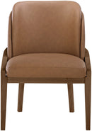 Navo - Vegan Leather Upholstered Dining Chair - Brown