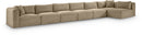 Shaggy - Fabric 7 Piece Modular Sectional