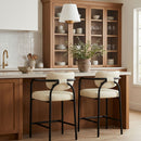 Serava - Vegan Leather Upholstered Bar Stool