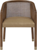Sylvan - Vegan Leather Dining Chair (Set of 2) - Brown Frame