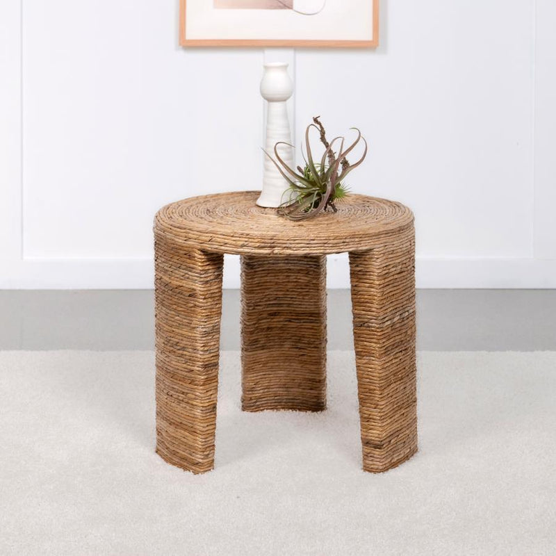 Artina - Woven Rattan Round Table