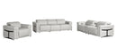 1126 - 7-Piece Modular Power Reclining Sofa, Loveseat & Chair Set In With 5 Power Recliners & Power Headrests