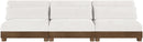 Turin - Chenille Fabric Upholstered Modular Sectional - Cream