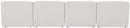 Miramar - 4 Seat Armless Modular Sofa