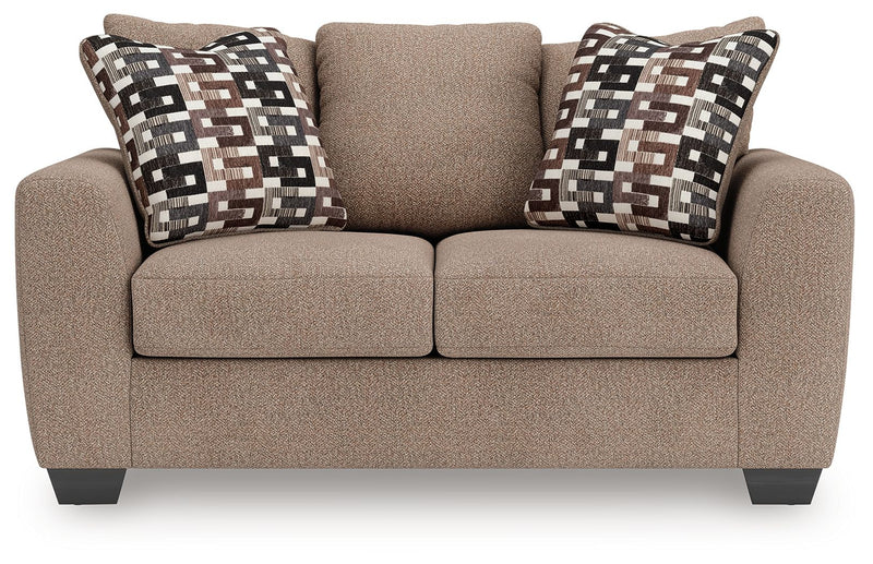 Triston-Peaks - Loveseat - Suede