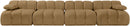 Orin - Velvet 4 Piece Modular Sofa