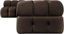 Orin - Velvet 5 Piece Modular Sectional