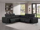 2679 - 5-Piece L-Shaped Power Reclining Sectional In Genuine Leather (3 Recliners)