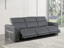 1126 - 3-Piece Modular Power Reclining Sofa In With 3 Power Recliners & Power Headrests