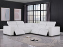 1208 - Leather Reclining Set (Sofa & Loveseat With 4 Power Recliners)