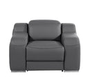 1116 - Armless Chair - Dark Gray