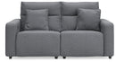 Modmax II - Reclining Sectional - Salt And Pepper
